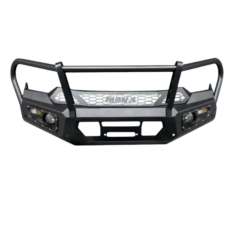 new Brand New Front Steel Bumper With Illuminated Anti-Collision Beam Off-Road Body Kit Fog Light Cut-Outs For Isuzu D-Max 2019+