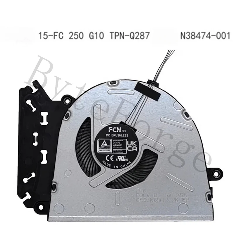 OEM Replacement  For HP 15-FC 250 G10 TPN-Q287 Laptop CPU Cooling Fan N38474-001