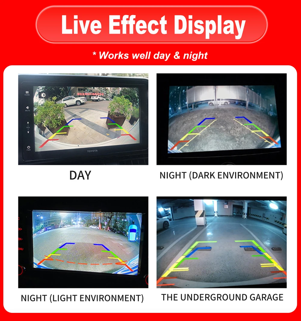 170 ° 1080P für Renault Trafic Opel Combo Primastar X83 Vauxhall Auto-Rückfahrkamera AHD CVBS Rückfahrkamera mit Nachtsicht und Bremslicht-Monitor – Detail 8