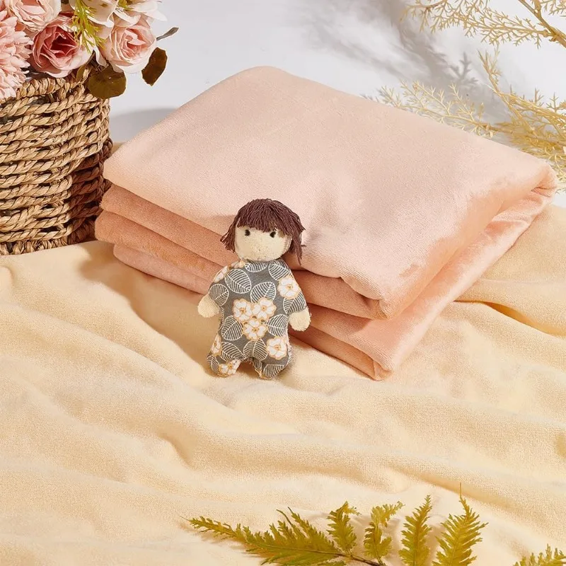 1 pc Doll Making Fabric 59x35 Inch Cloth Doll Skin Color Waldorf Doll Handmade Plush Amigurumi Doll DIY Fabric Lightweight