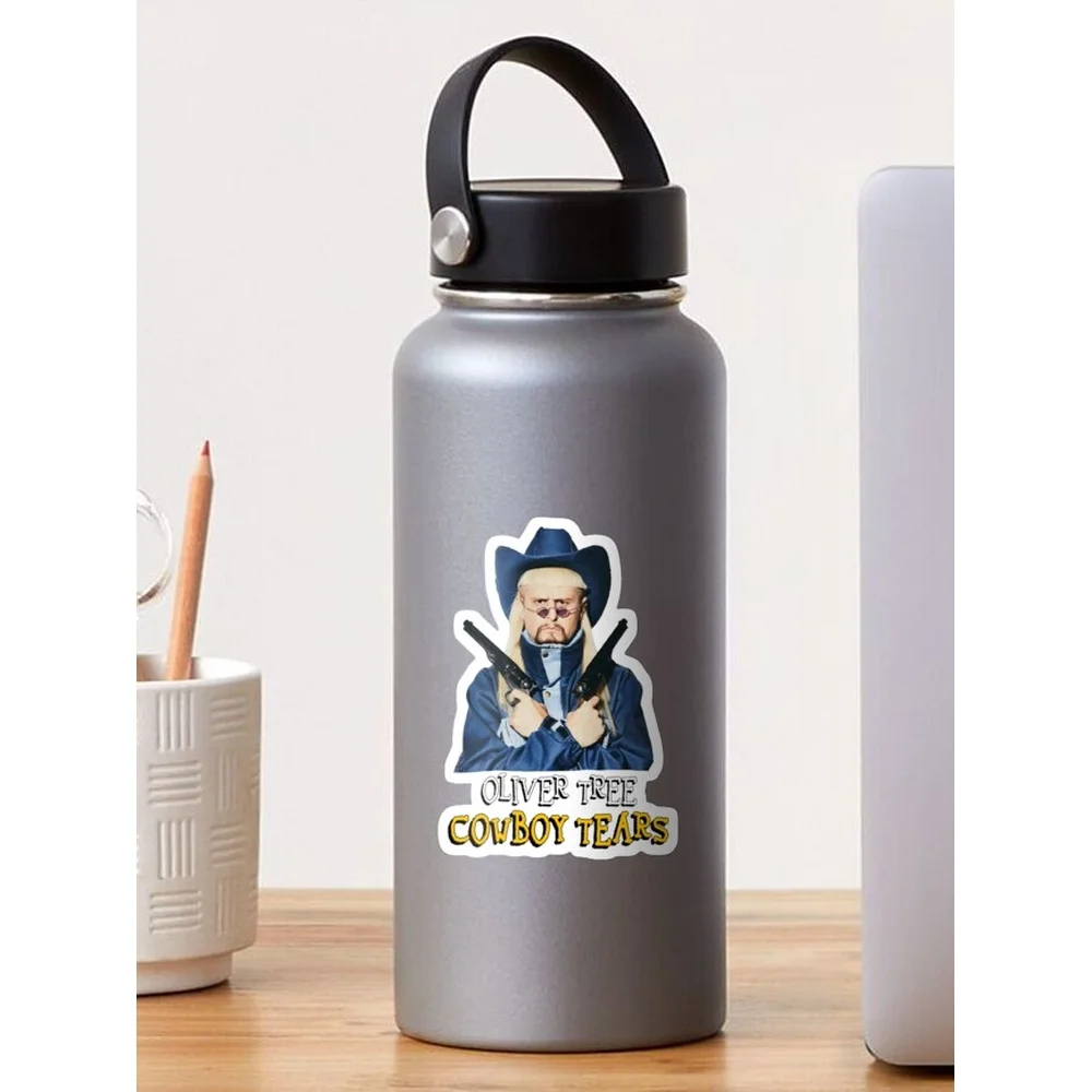 Oliver-Tree Cowboy Tears album Sticker for Laptop Decor Bedroom Car Cute Cartoon Art Fashionable Public Suitcase view 2