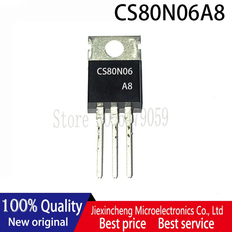 10PCS 100% Neue CS80N06A8 CS80N06 80N06 ZU-220 80A 60V