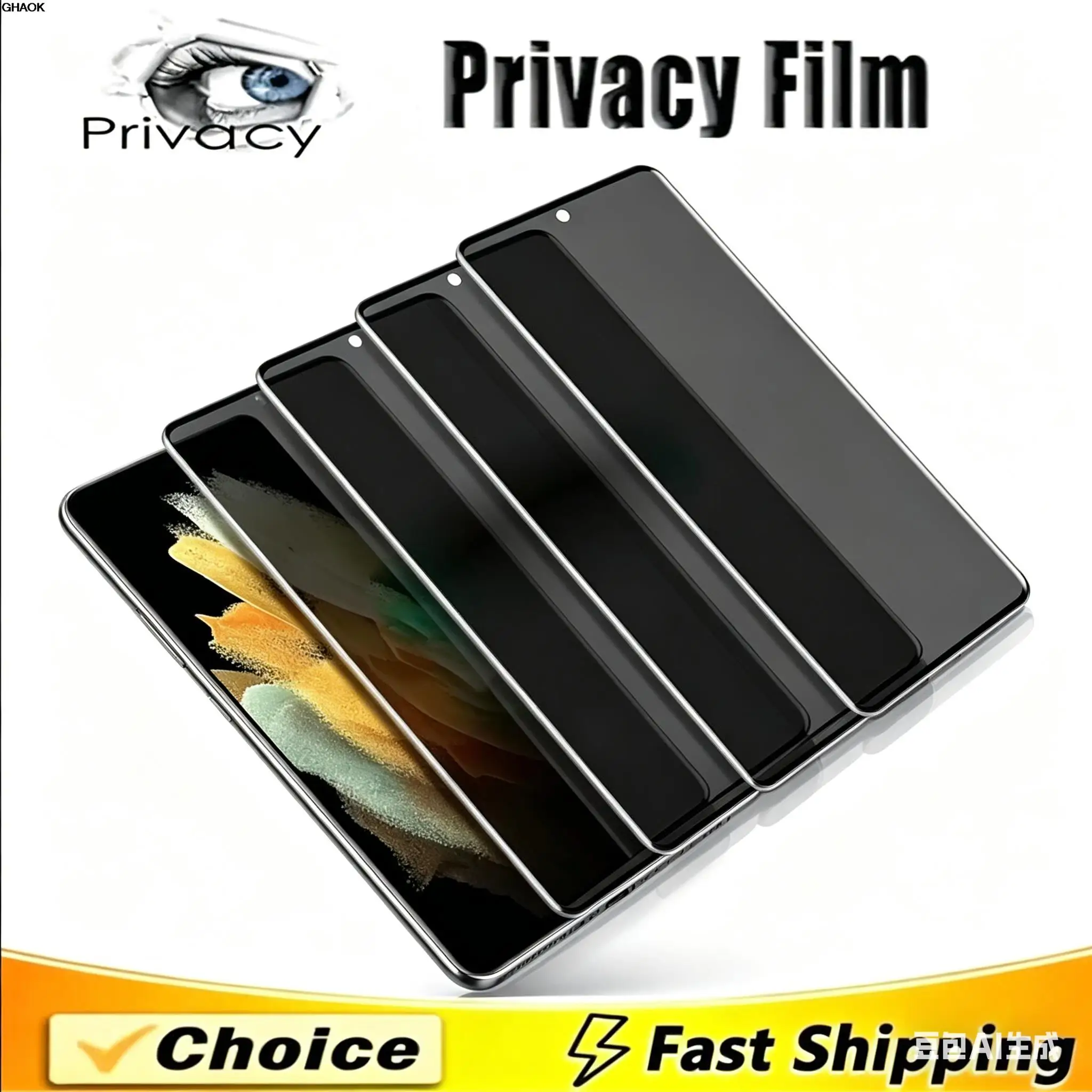 

For Samsung S26 Ultra Privacy Tempered Glass Galaxy S25 S24 S23 Ultra S24 plus Note 9 10 S21 FE Anti Spy Peep Screen Protector