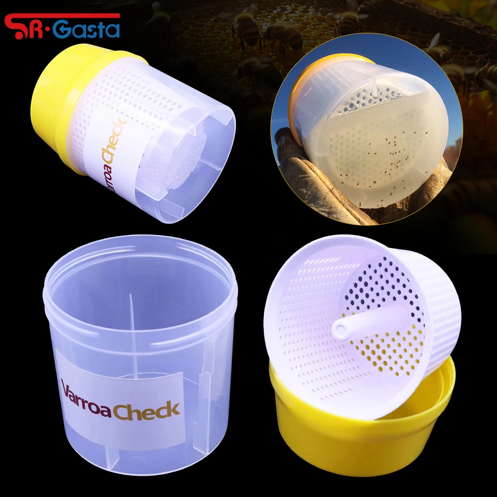 Beehive Varroa Test Varroa Easy Check Varroa Shaker Comfortable To Use for Beekeeping Beekeeper Mite Measuring