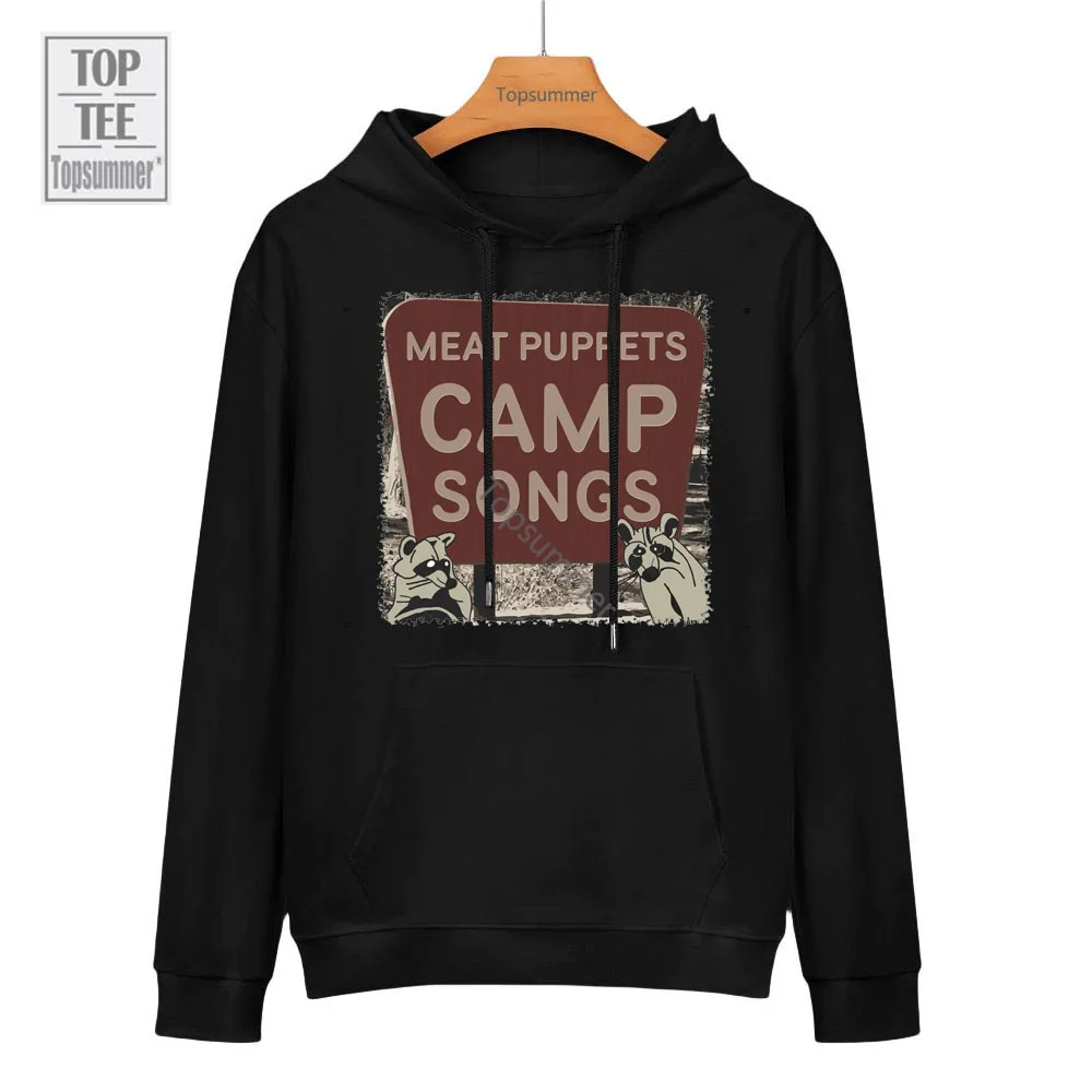 

Camp Songs Album Sweatshirts Meat Puppets Tour Sweatshirt Men'S Rock Band Hoodie Plus Size Clothing