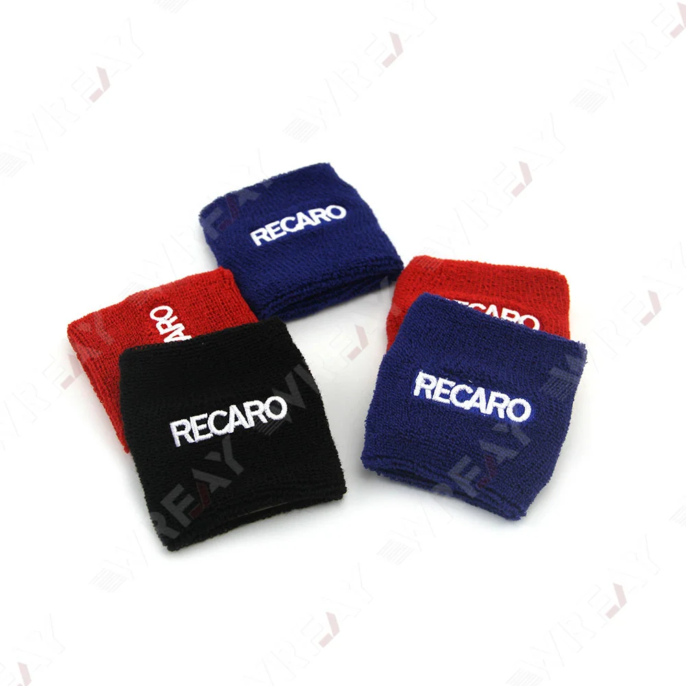 Recaro jdm style Car Reservoir Brake Clutch Oil Tank Cap Sock Sweat Band