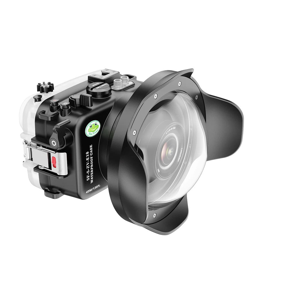 Seafrogs ダイビングカメラハウジングソニー ZV-E10 防水カメラケース
