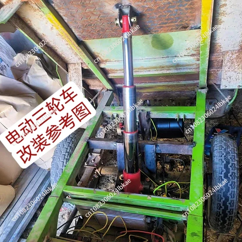 Tool for Electric fuel vehicle modification hydraulic dump tipping bucket electronically controlled lifting 12V60V72V48V