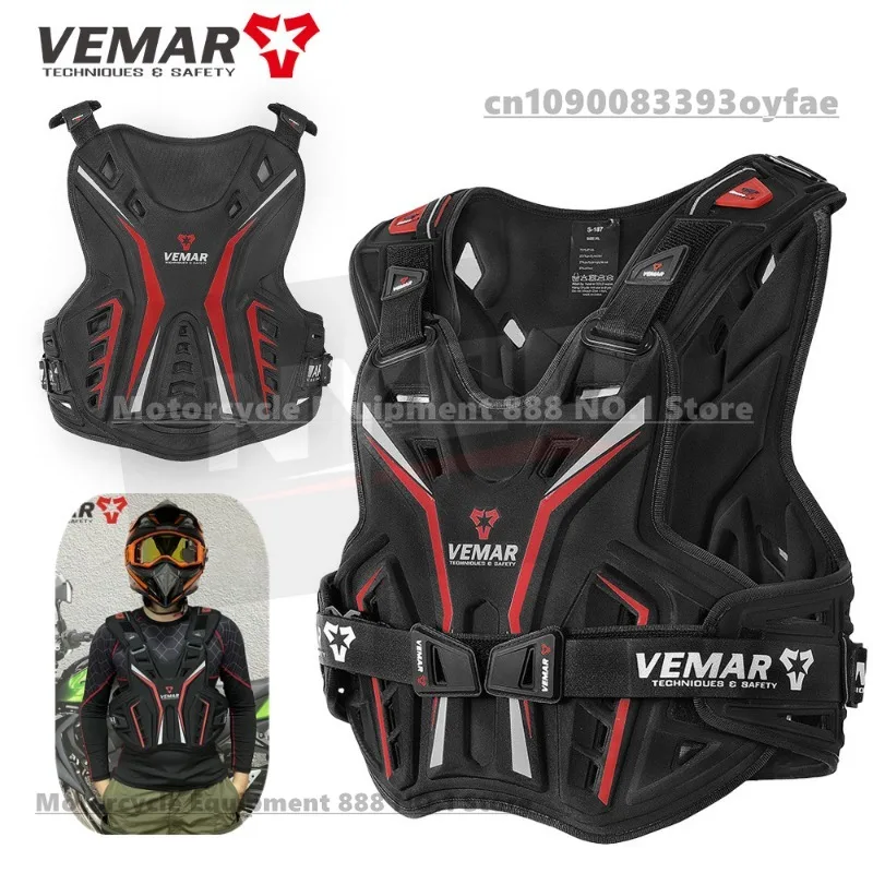 

Adult Motorcycle Armor Chest Back Body Motocross Off-Road Protective Gears Vest Jacket Biker Cycling Waistcoat