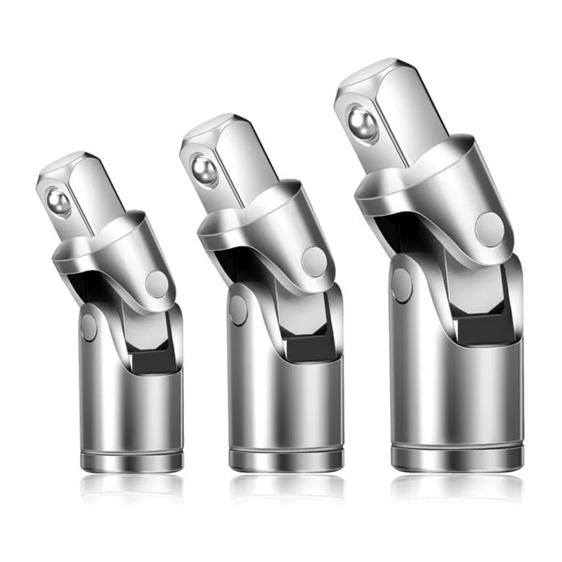 Drive Connector Socket Set, Silver Stainless Steel Universal Suitable For Car Modification