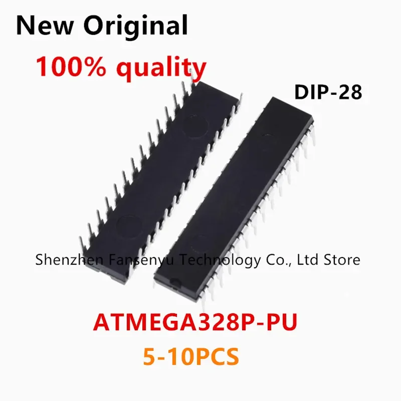 

(5-10piece) 100% New ATMEGA328P-PU ATMEGA328 ATMEGA328P ATMEGA328P P U DIP-28 Chipset