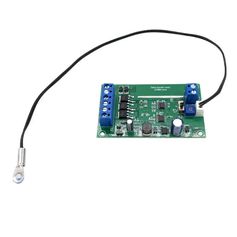 DC fan temperature control speed regulation advertising machine fan temperature control switch 12V 24V 48V