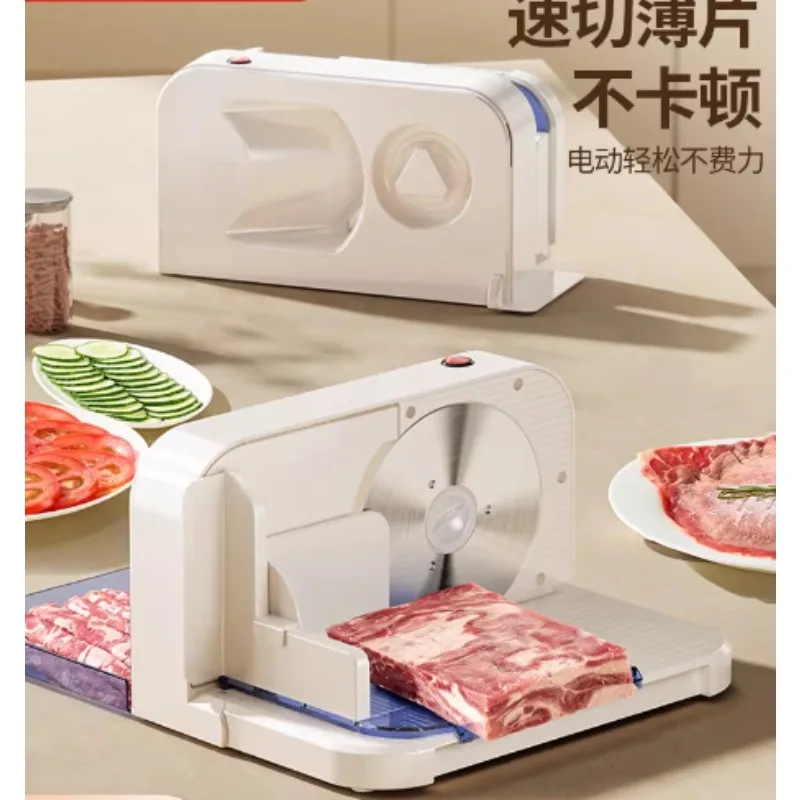 

Электрический слайсер для рулетов из баранины, бытовой коммерческий ломтик говядины, резка мяса, артефакт