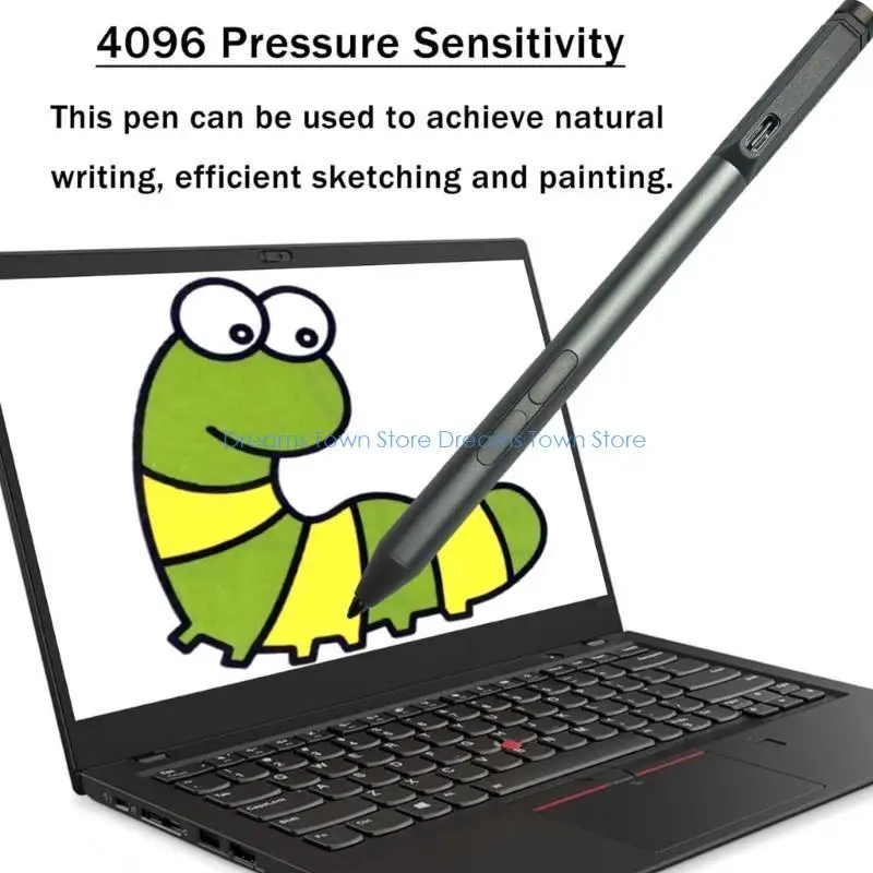 

HX6A Responsive Touchscreens Styluses Pen for Tablets Portable 4096 Pressure Control Seamless Digital Writing Tool