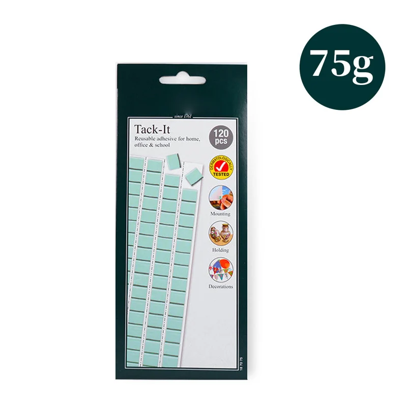 再利用可能な取り外し可能な粘着粘着パテ白緑タックポスター多目的粘着粘着粘着タックポスター壁