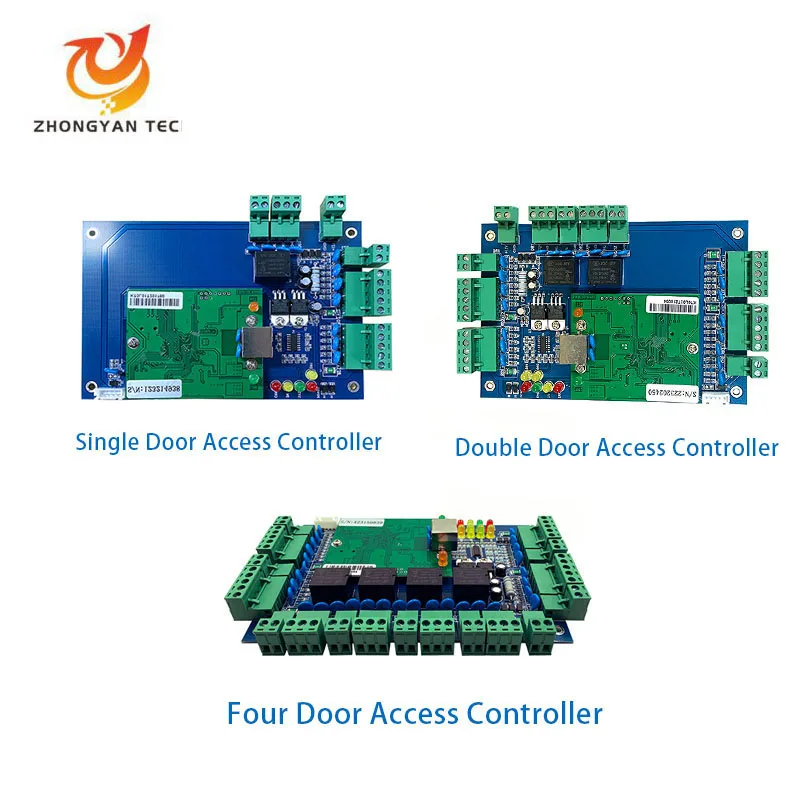 Controlador de acceso a red Wiegand Panel de sistema SDK Software de tiempo de asistencia TCP/IP Panel de control de acceso de 4 puertas