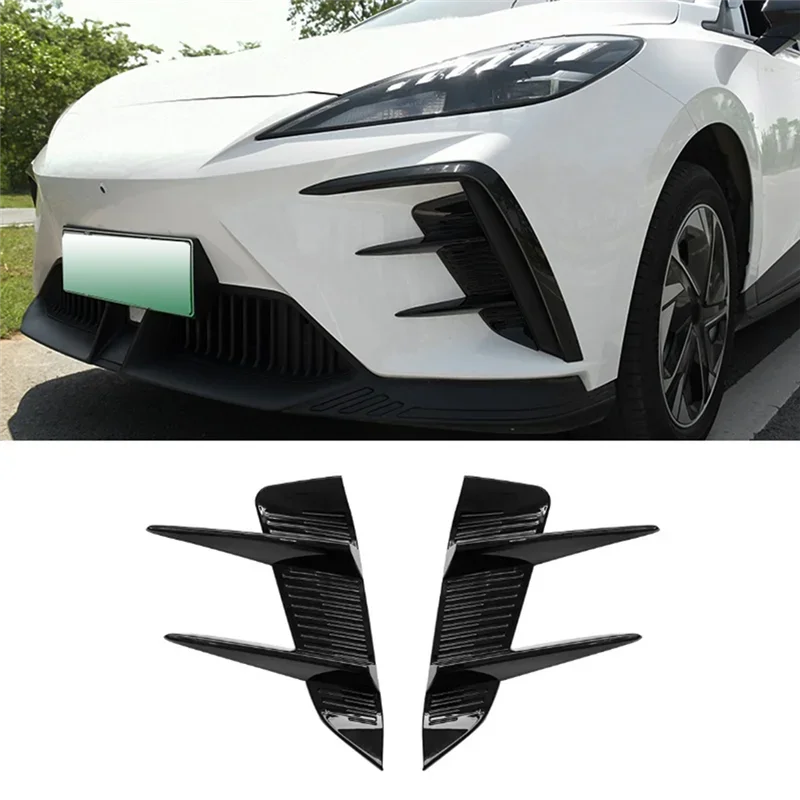 Car Front Bumper Spoiler Side Air Vent Trim Cover Trim   4 MG4 EV Mulan 2023 Accessories