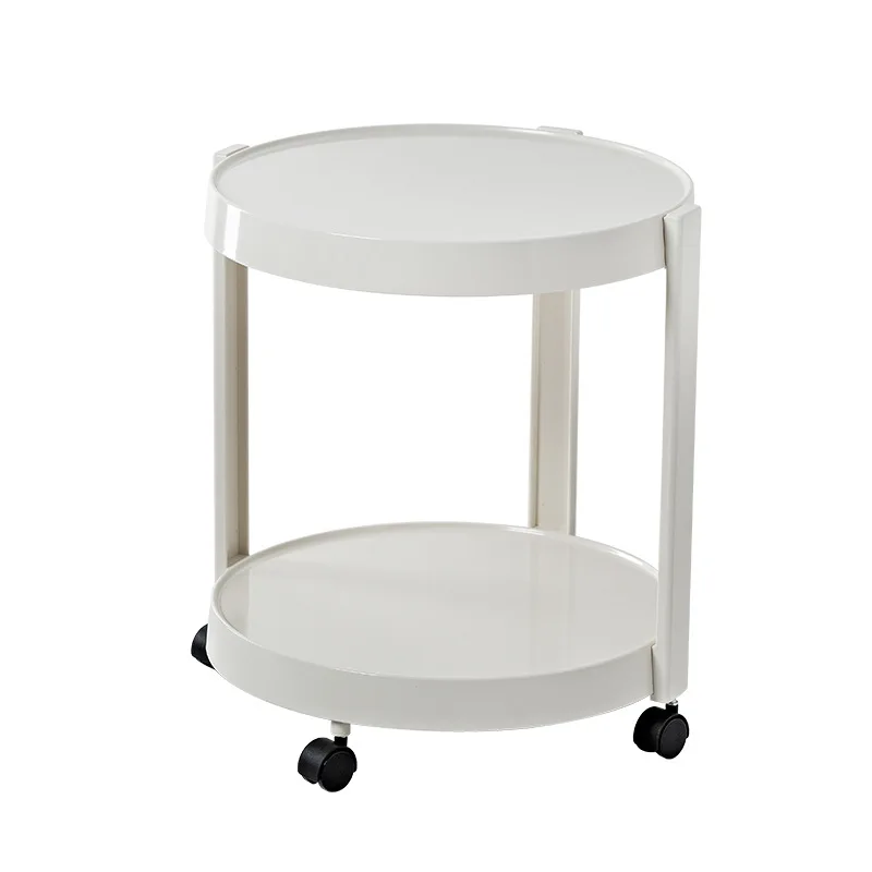 

ABS wheel removable space coffee table, creative sofa side several Internet celebrity ins wind white shelf home