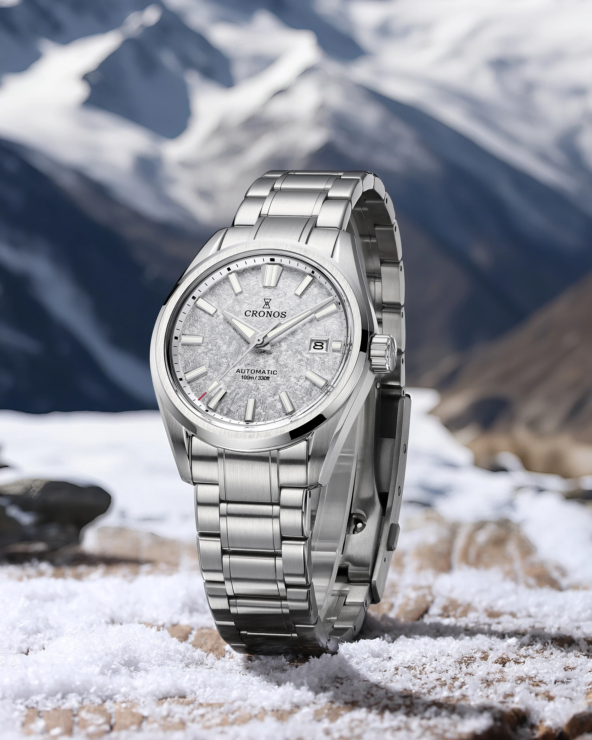 2025 Cronos 39mm Men Watch Texture Dial PT5000 Automatic Mechanical Watches Sapphire  Waterproof 100m Luminous Wristwatch L6037M