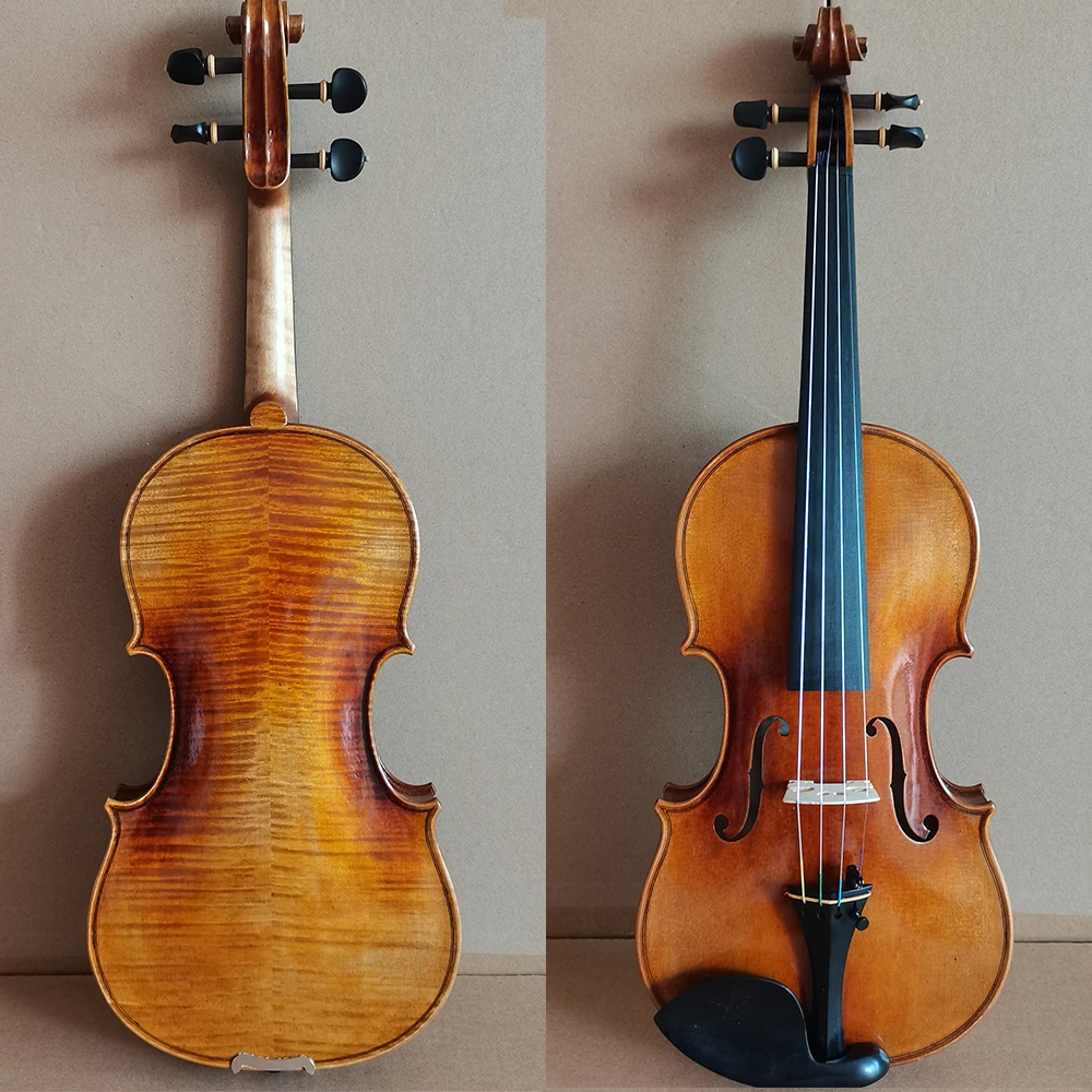 

European spruce！Amati 1649 Handmade Violin 4/4 Italian retro Oil Varnish Professional violin set with case bow strings