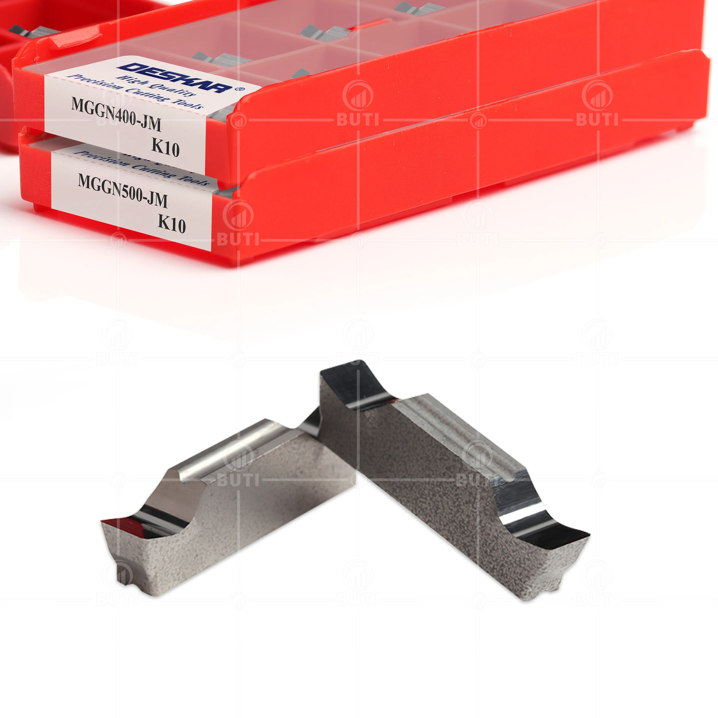 Imagem -03 - Deskar 100 Original Mggn150 200 250 300 400 500 jm K10 Grooving Insere Ferramentas de Torno Cnc Groove Corte para Alumínio