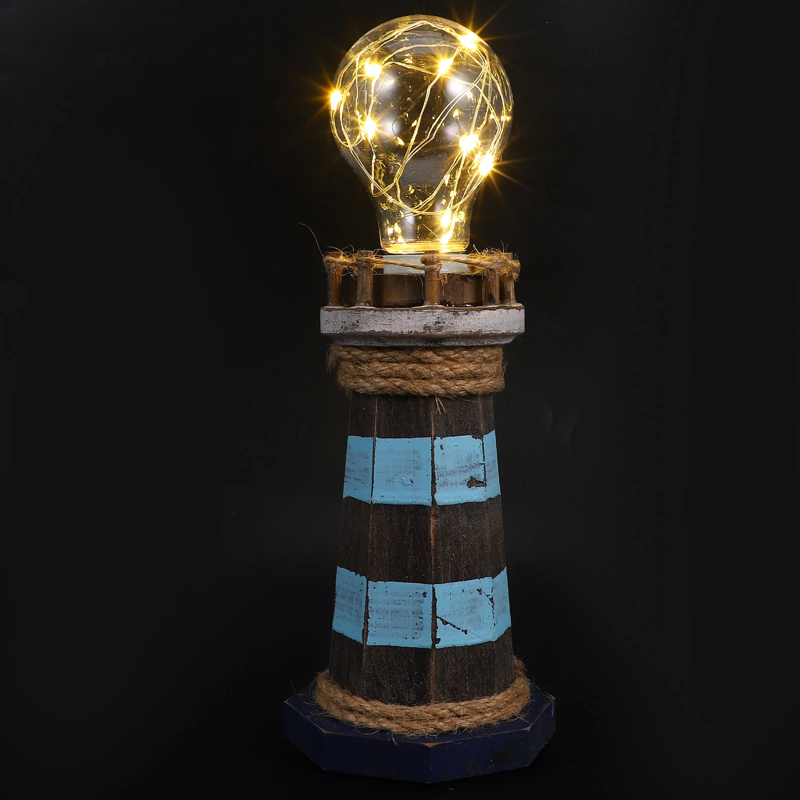 LED Desktop Light Warm Glow Coastal Led Lighthouse Desktop Light Decor Lighthouse Decor Indoor Lighting