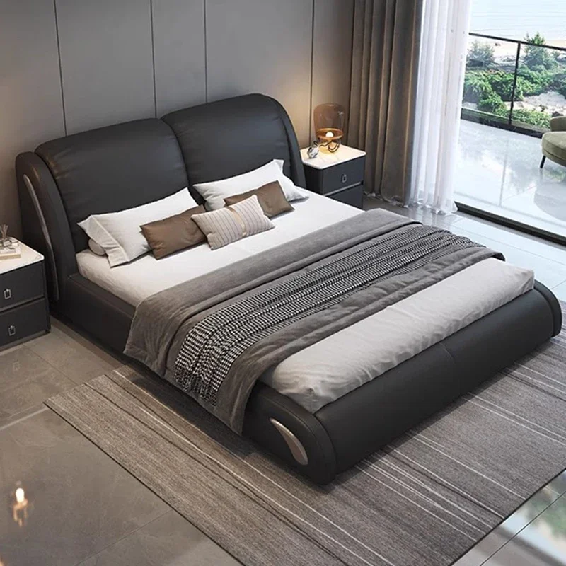 

Оригинальная кровать с комфортным дизайном, современная, напольная, деревянная, мобильная, для террасы, домашняя мебель