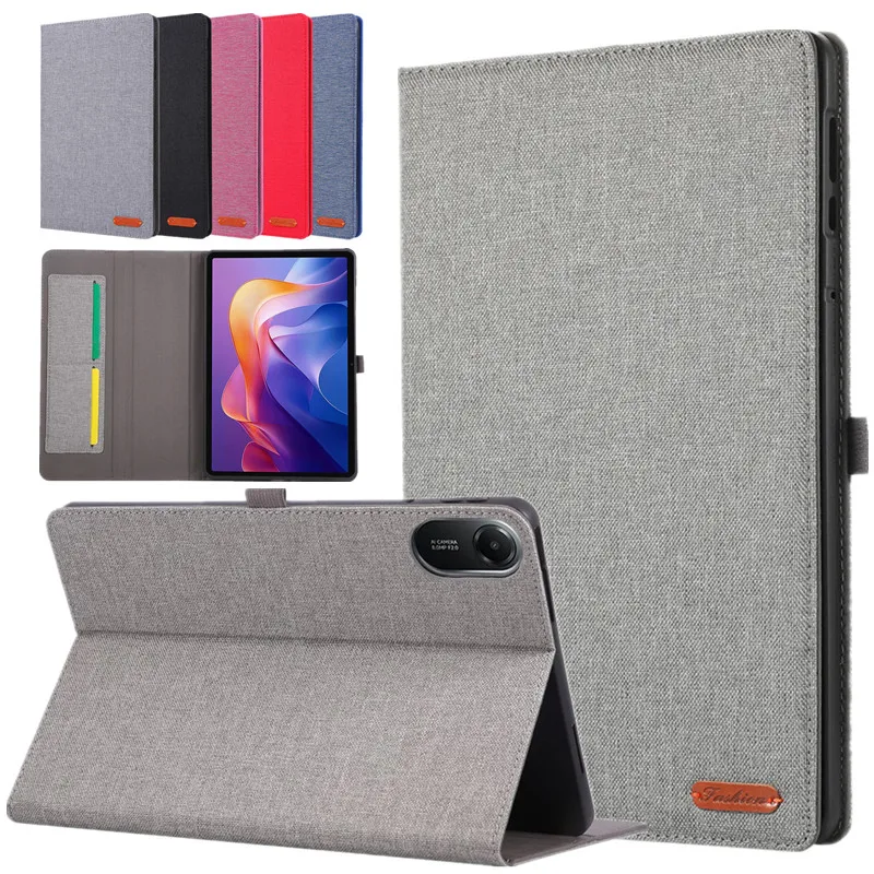 

Роскошный флип-чехол из ткани Оксфорд для Xiaomi Redmi Pad 2 11 дюймов 2025 Защитный чехол для планшета Book Hülle Coque Capa