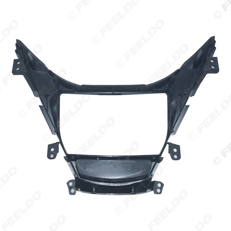 FEELDO Car Stereo 9” Big Screen Fascia Frame Adapter For Hyundai Elantra 2010 2Din Dash Audio Fitting Panel Frame Kit