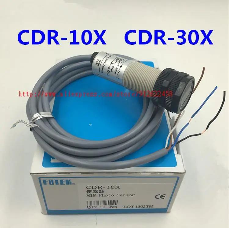 CDR-30X CDR-10X   New  FOTEK M18 Diffuse Reflection Photoelectric Sensor