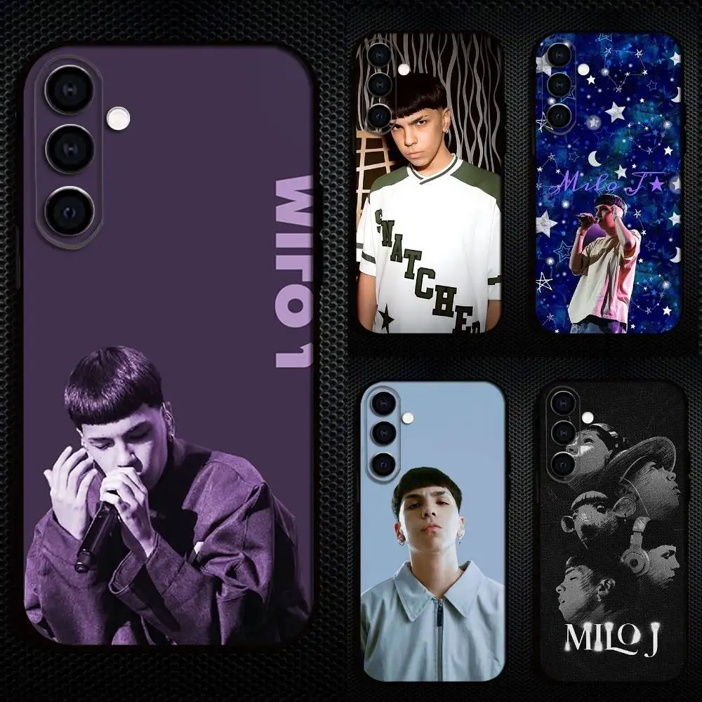 M-Milo J  Phone Case For Samsung Galaxy A73,A72,A71,A70,A53,A52,A51,Others Soft Black Cover
