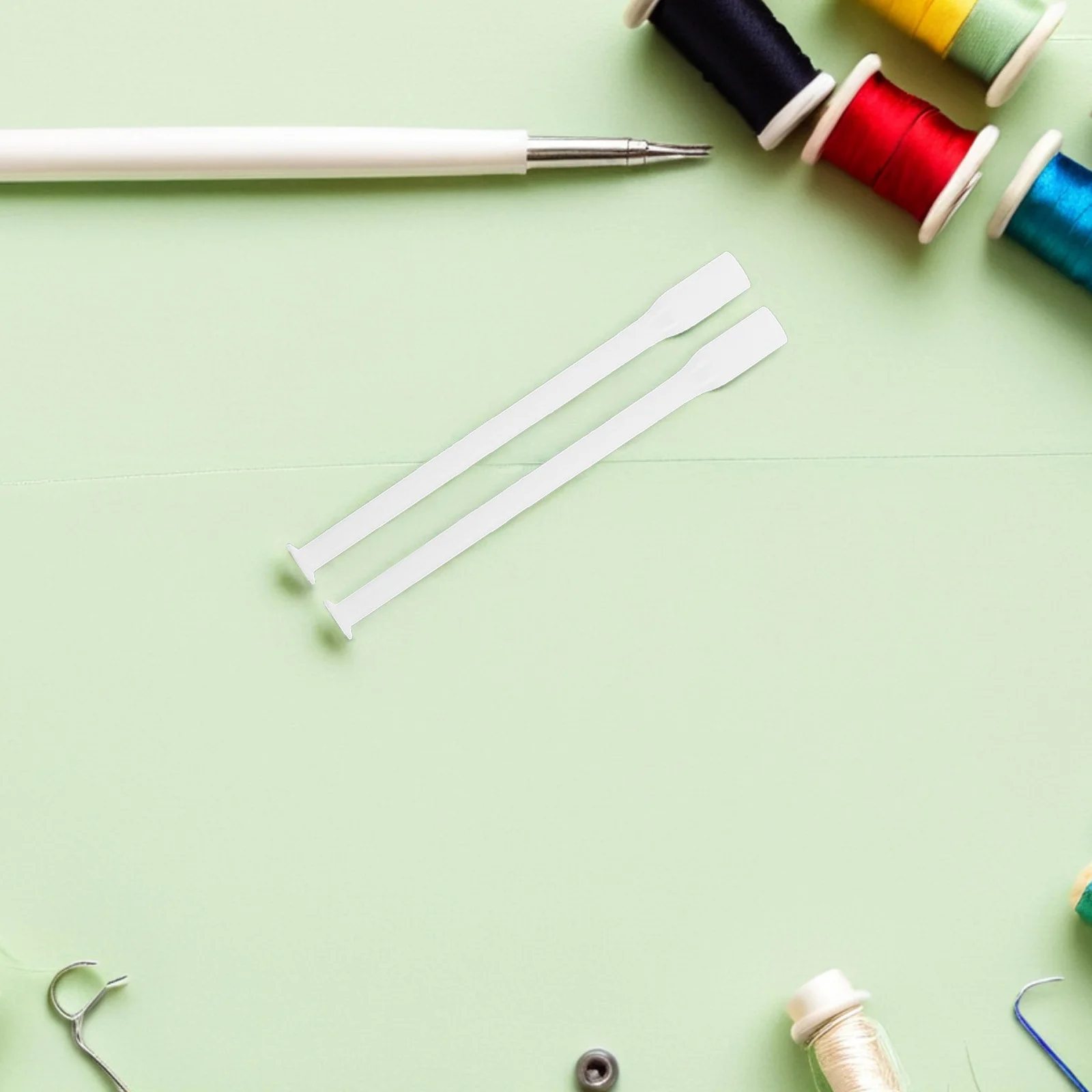 

50Pcs Candlewick Centering Tubes Plastic Wick Holder Tools for DIY Making Supplies Stable Wick Positioning Jars Molds