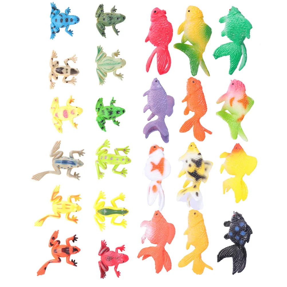 

Набор из 24 реалистичных пластиковых фигурок животных для развития познавательных способностей детей, развивающий подарочный набор, имитационные модели животных