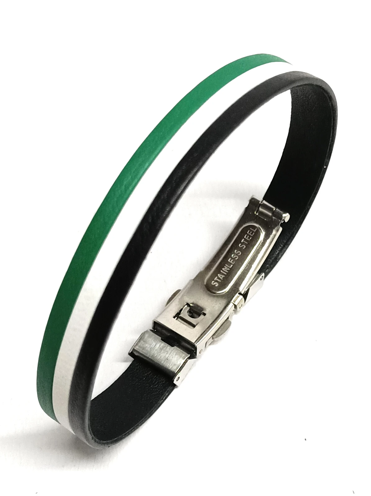 Leather bracelet flag of Extremadura