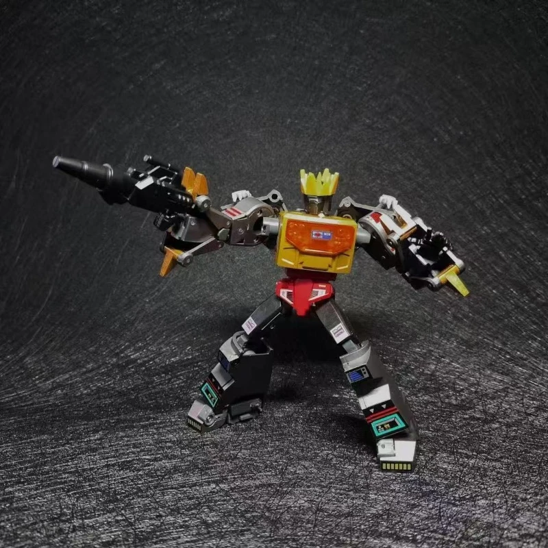 Verwandeltes Spielzeug MK-06 MK06 Kleiner Anteil Legierung Version Dinosaurier Stahlkabel Originalverpackung Junge Spielzeug Ornamente Sammlung Geschenk