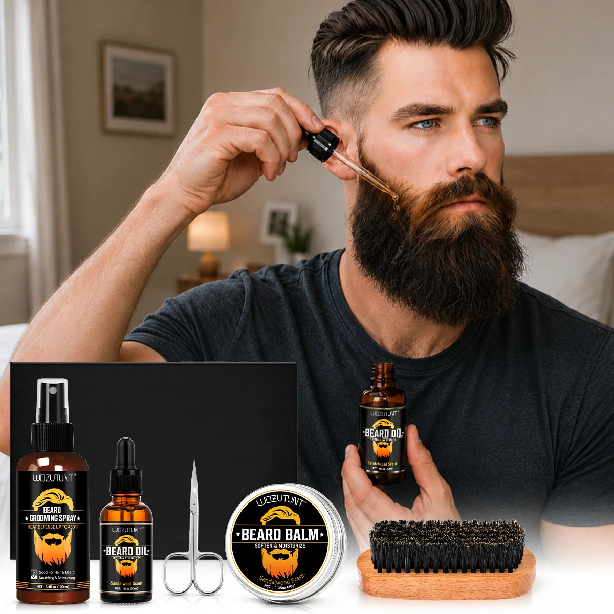 Hair Care Heat Protectant - 수염 관리 스프레이, 모발 또는 수염