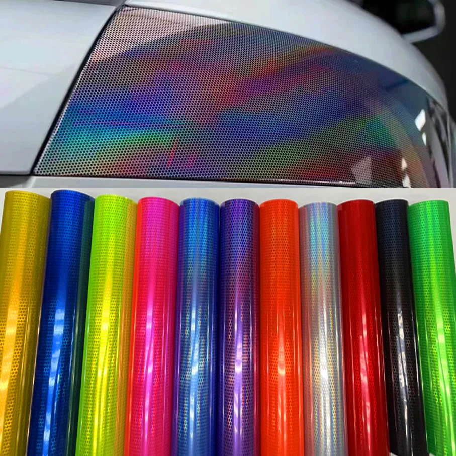 

Автомобильный передний и задний фонарь, наклейки в виде сот, сделай сам, наклейка, противотуманная фара, дымовая пленка, декоративная пленка для внешних аксессуаров автомобиля