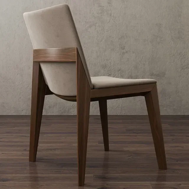 

#i Hot luxury ash wood leather dining chair material design simple and simple solid wood dining chair