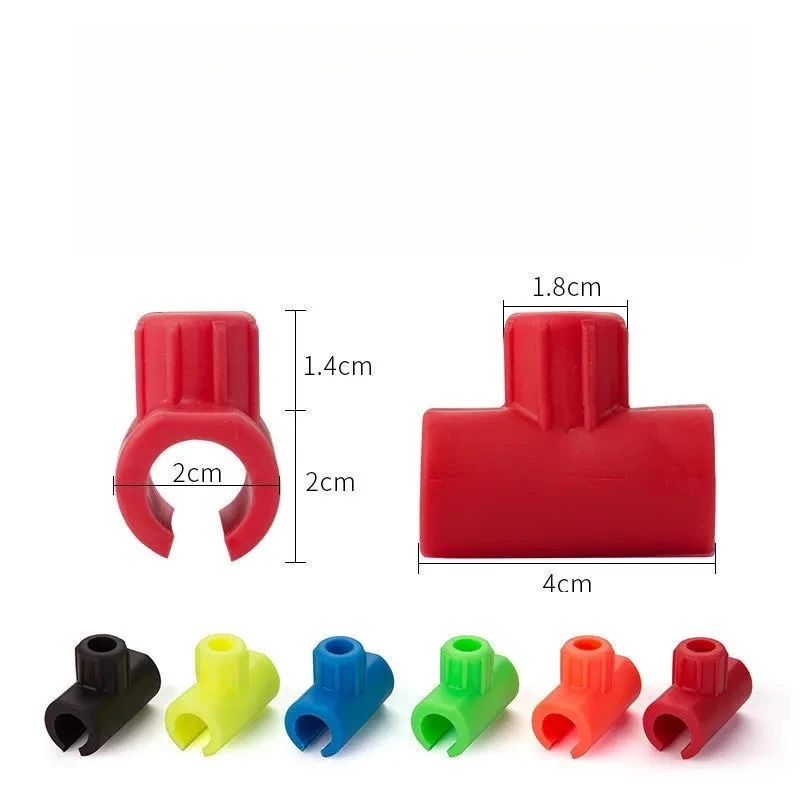 Fishing Rod Universal Fishing Line Storage Spool Connector Silicone Card Rod Storage Ring Fishing Line Board Winding Device