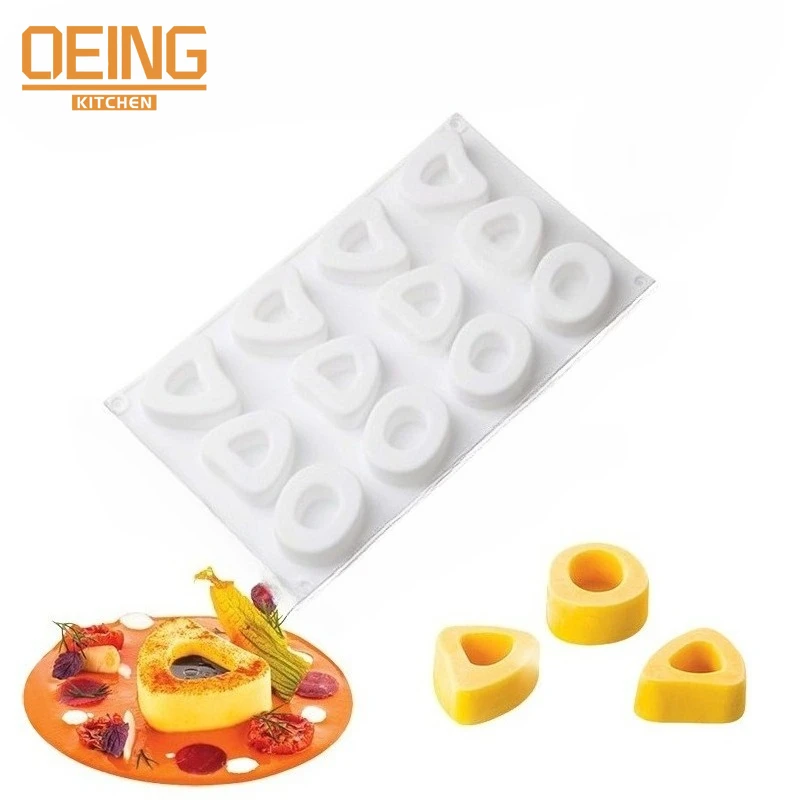 

New Cheese Shape Oriental Silicone Mold Pastry Tools for Fondant Mousse Cake Chocolate Mould Baking Decoration Baking Tray