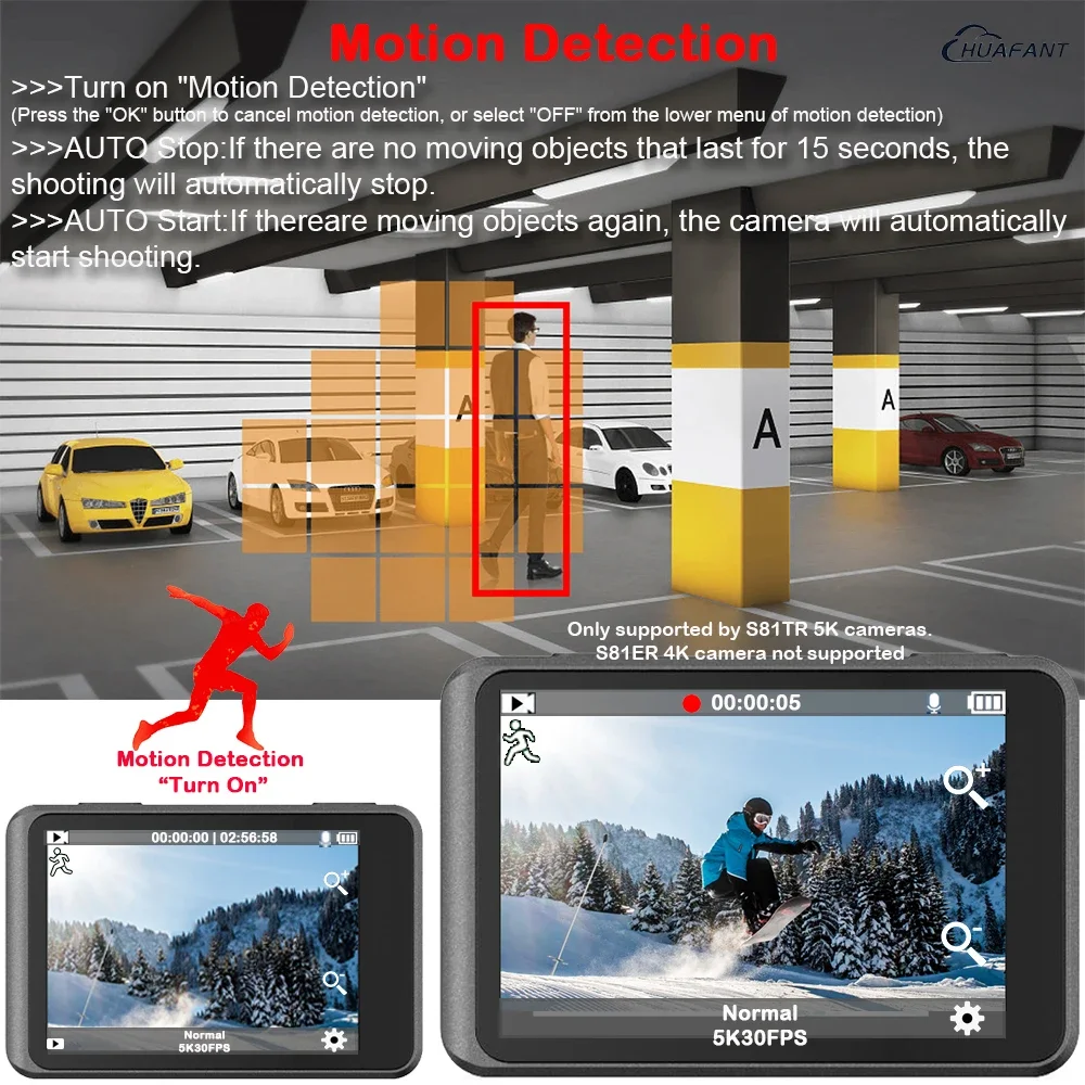 M81TRW Action Camera 5K 4K60FPS 50MP EIS DVR Webcam 2\