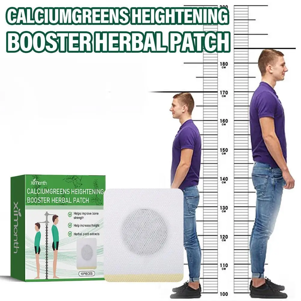 Hoogteverhoging Voet Patch Conditionering Body Grow Botgroei Voet Sticker Body Hoogte Enhancer Patch Voor Volwassenen En Juveniel