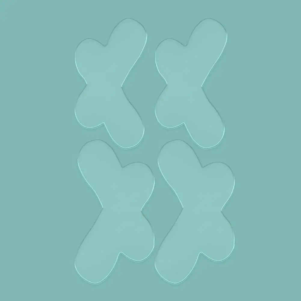 나비 모양의 엘프 귀 패치 재사용 가능한 강력한 지지 투명한 귀 교정기 메이크업 V-페이스 귀 케어 도구 여성용 소녀용 R0X3