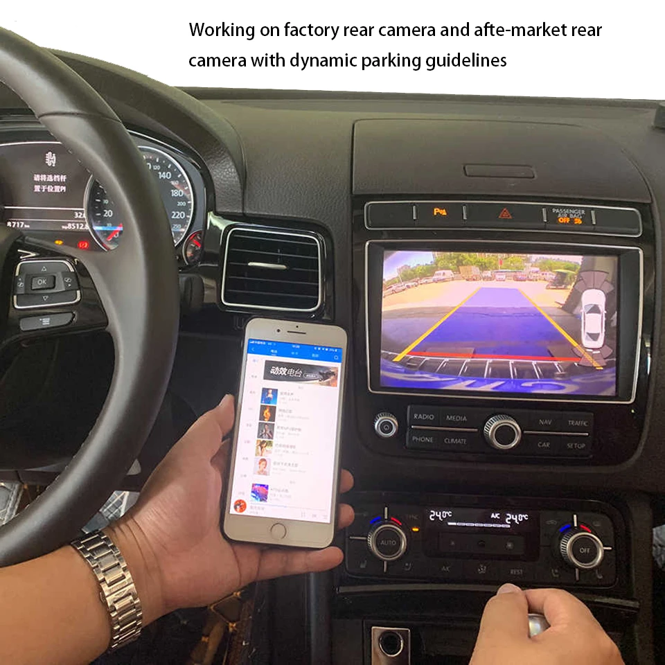 iCarPlay Car Android Auto / Apple CarPlay Phone Mirroring Interface for Volkswagen Touareg RNS850 RCD850