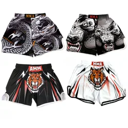 Boxing Shorts Fitness Sports Kickboxing Training Pants Grappling Sanda Fightwear MMA Clothing Boxing Equipment