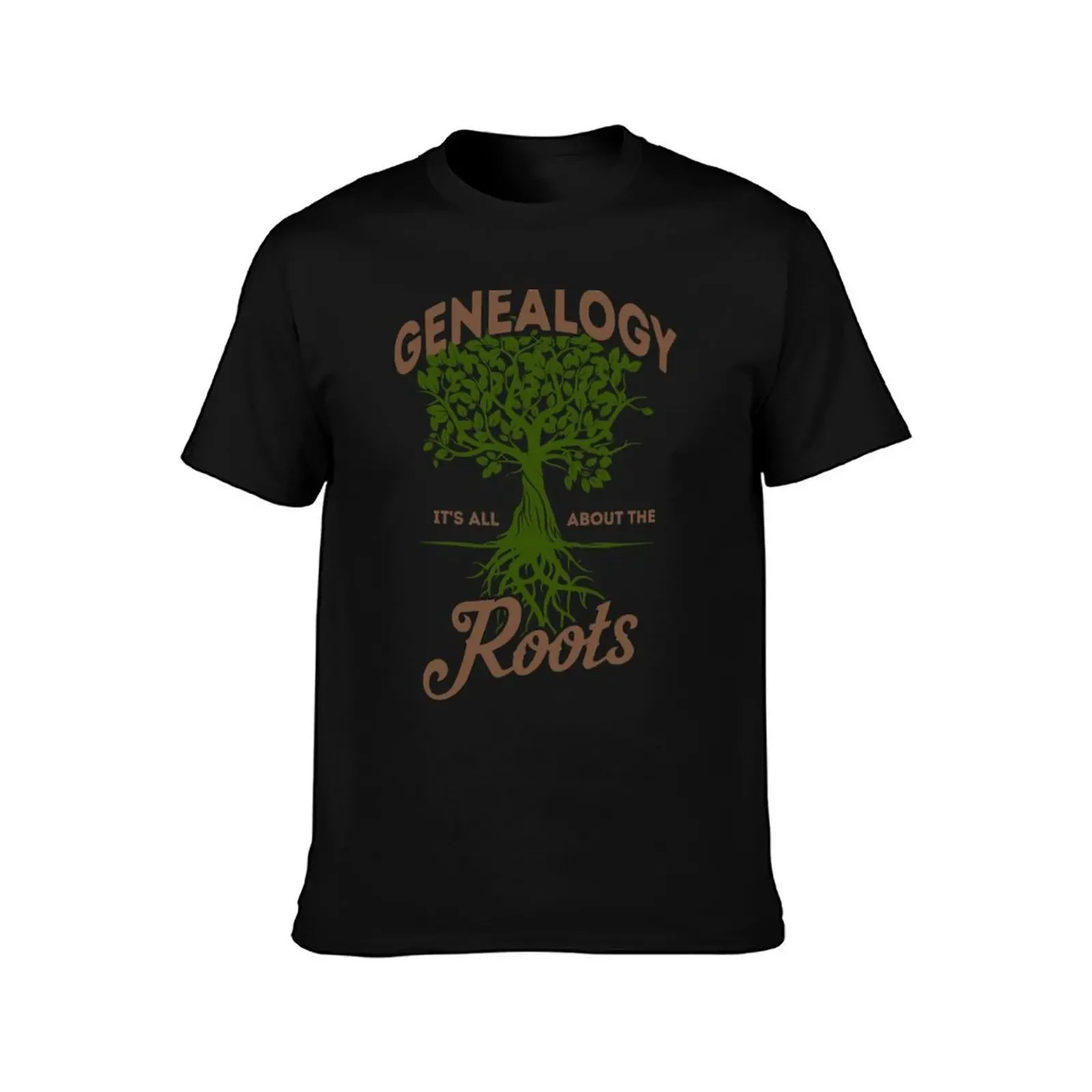 Généalogie! T-shirt graphique pour homme, chemise vintage, c'est tout sur les racines, créez votre propre graphisme