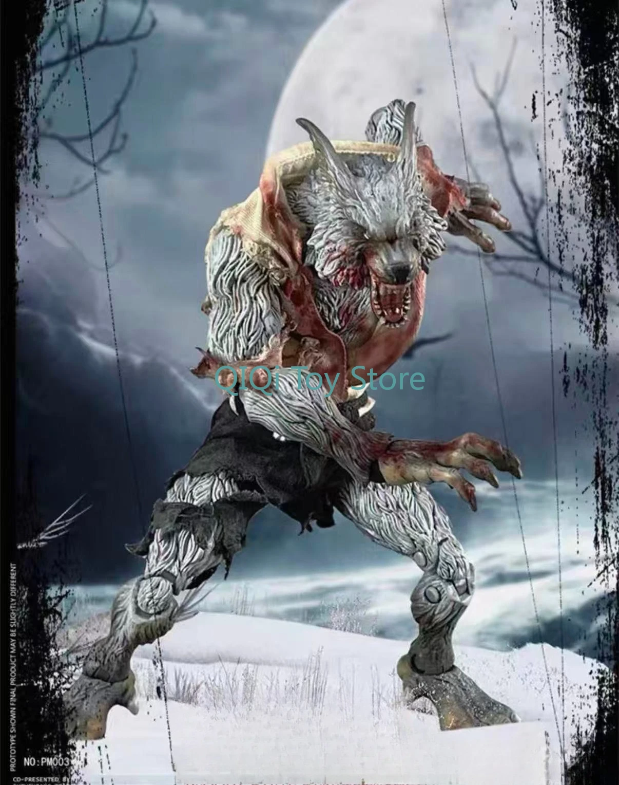 متوفر في المخزون PM003 1/12 Monster in the Palm Jungle Howling Werewolf Jungle العلامة التجارية الجديدة #1