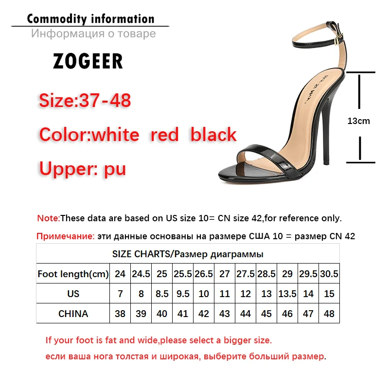 صندل بكعب عالي مع حزام للكاحل للنساء ، حفل زفاف للجنسين ، أحذية بكعب عالي صنم ، موضة حمراء ، مقاس كبير 48 ، الصيف