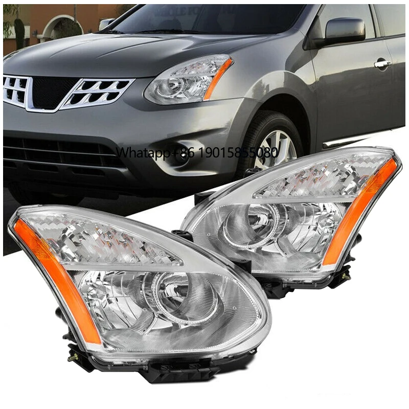 Car Head Light for Nissan Rogue 2008 2009 2010 2011 2012 2013 Driving Head Lamp 12V Headlamp Assembly Auto Lighting