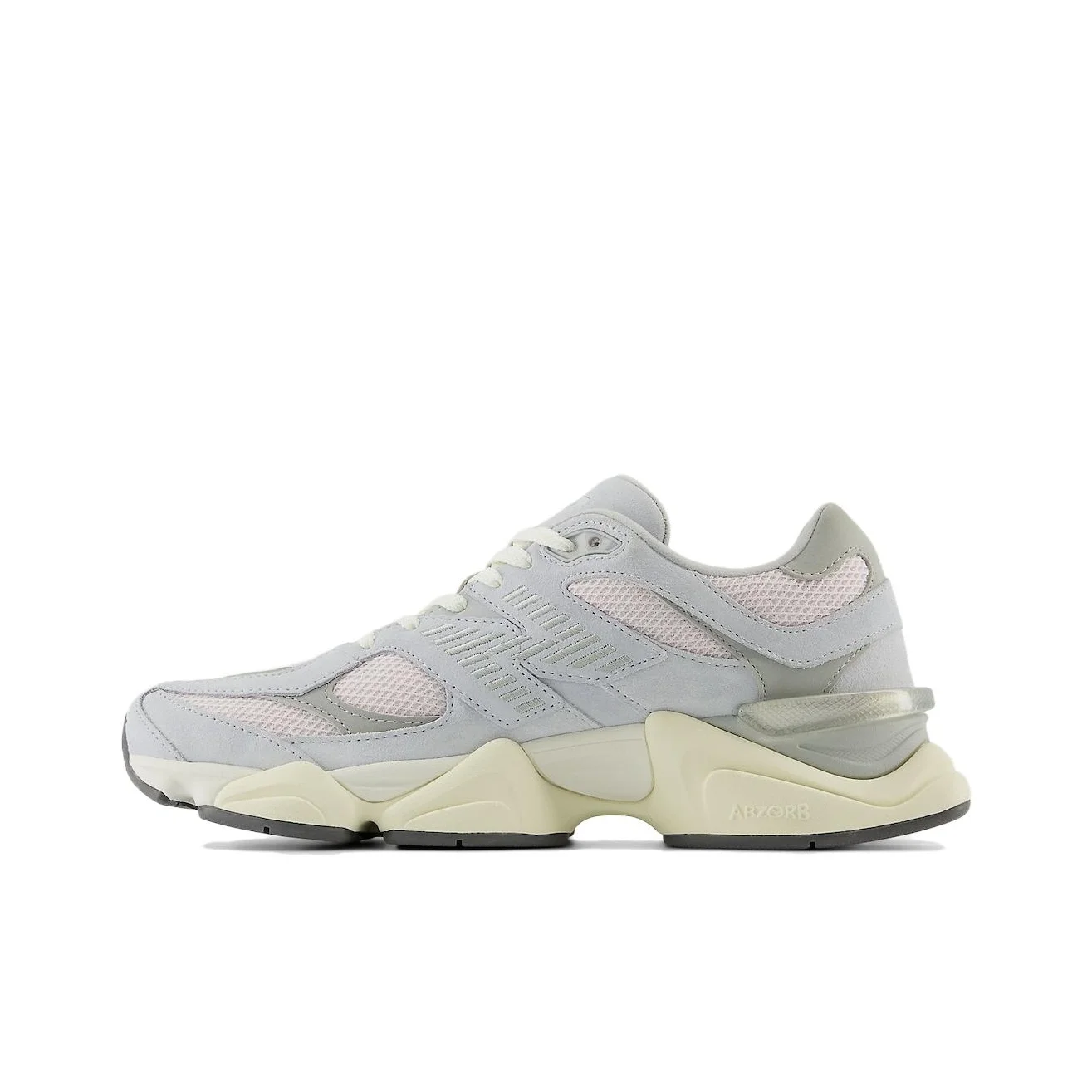 Chaussures de course New Balance NB 9060 unisexe, tige basse, gris clair U9060SFB 1